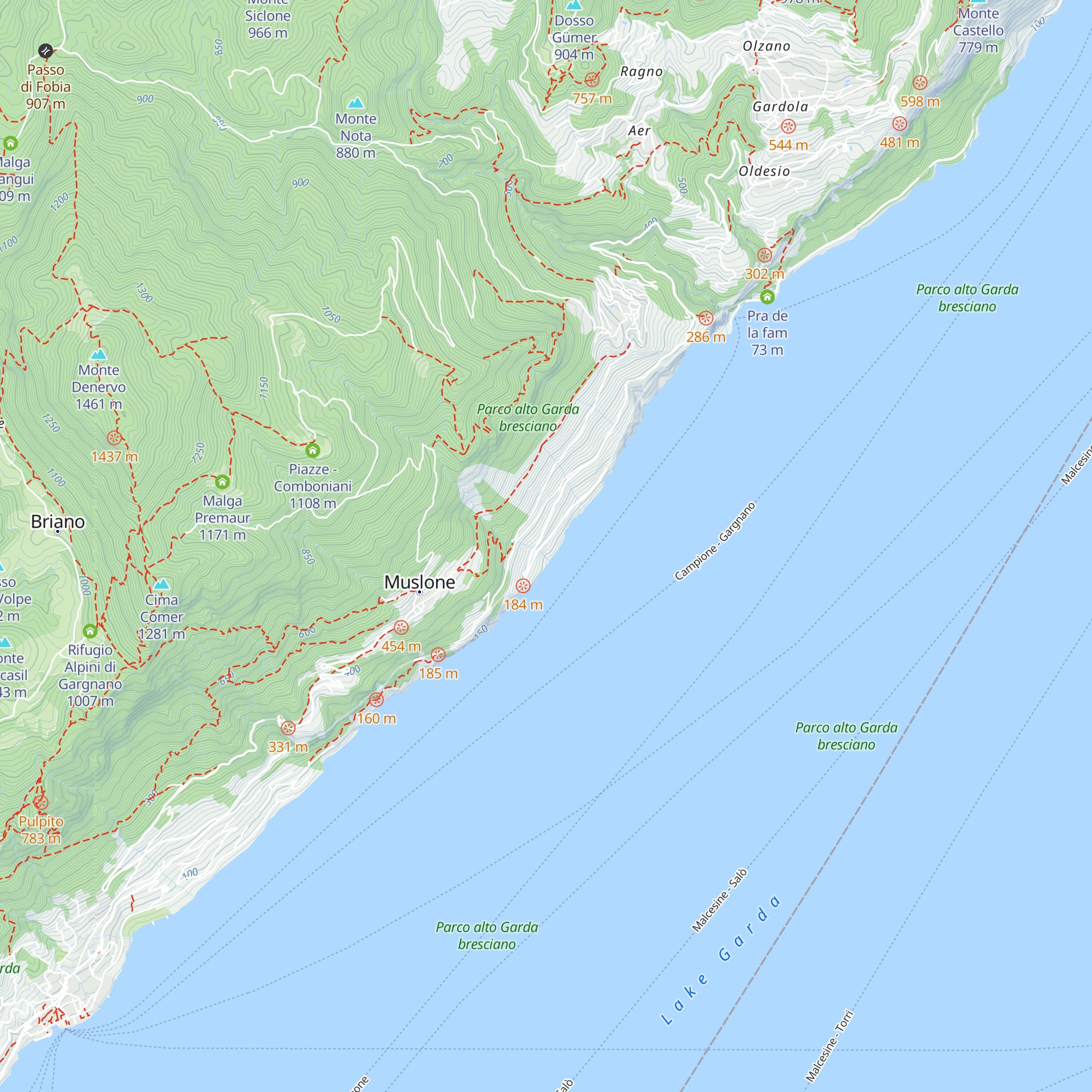 La Terrazzina map