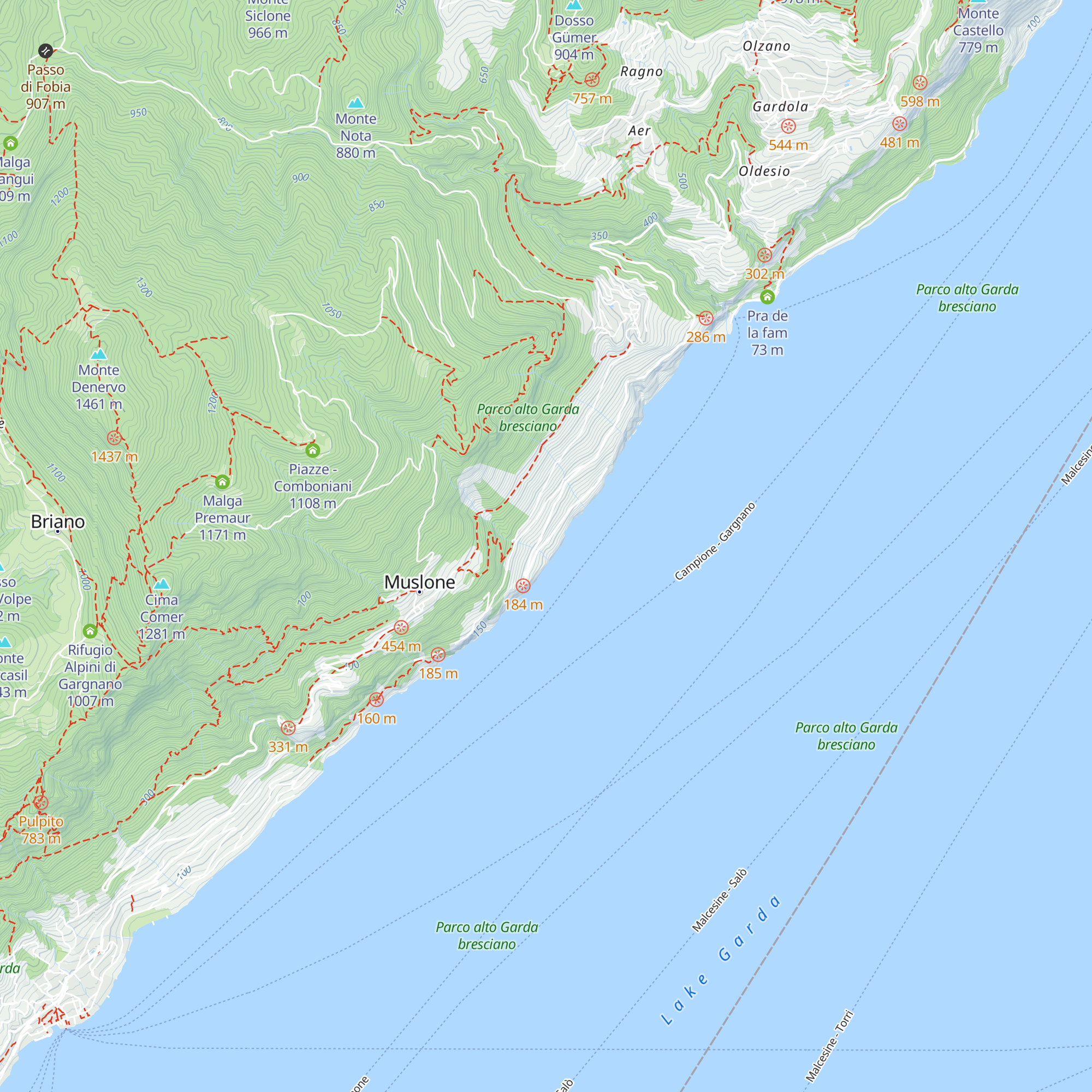 La Terrazzina map