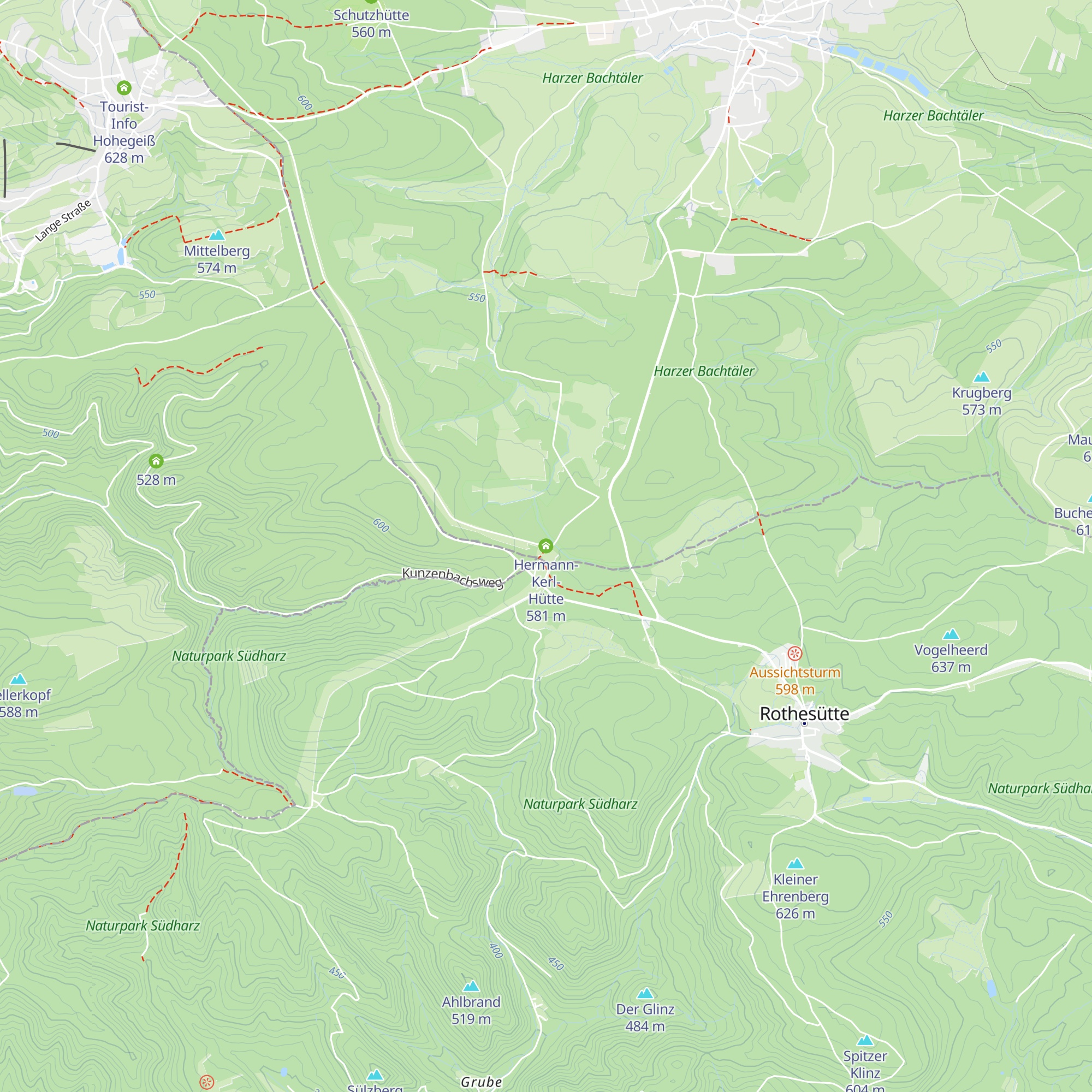 Hermann-Kerl-Hütte map