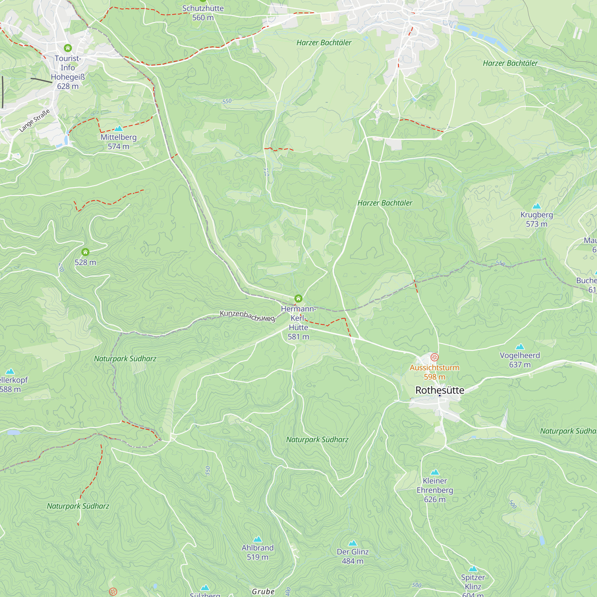 Hermann-Kerl-Hütte map