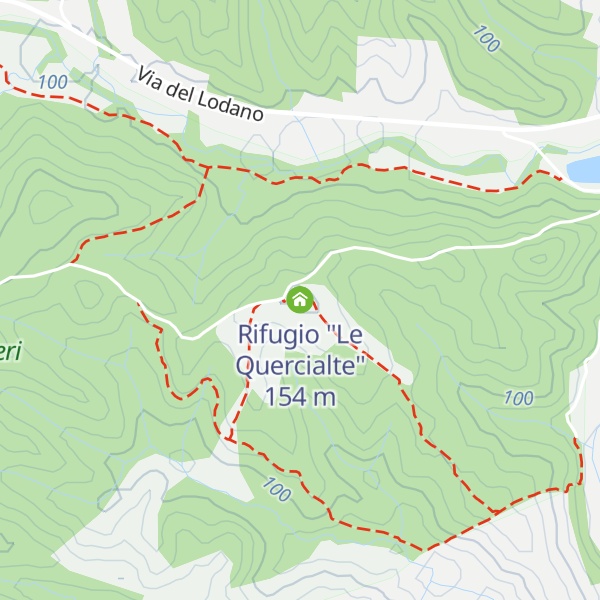 Map of Rifugio "Le Quercialte"