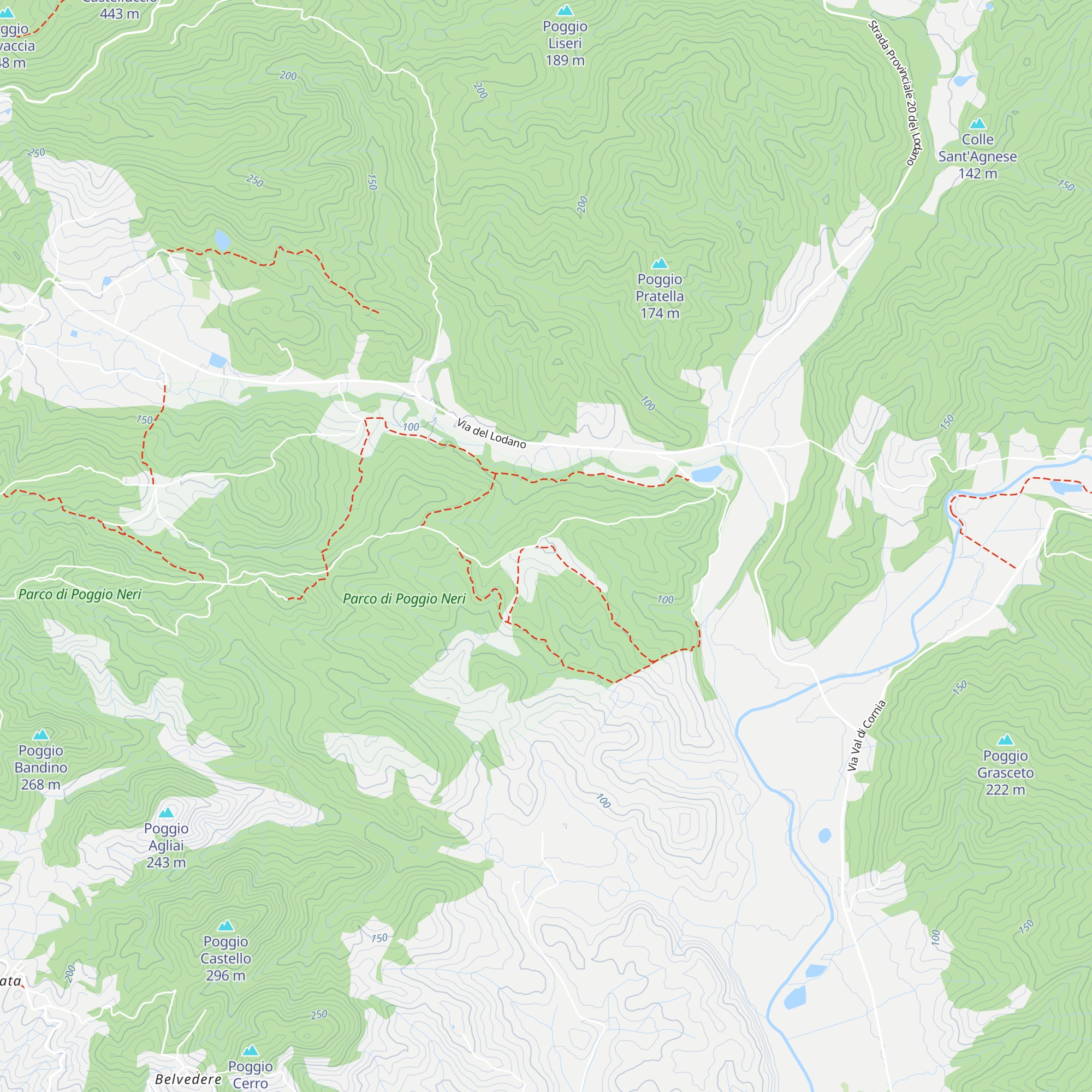 Rifugio "Le Quercialte" map
