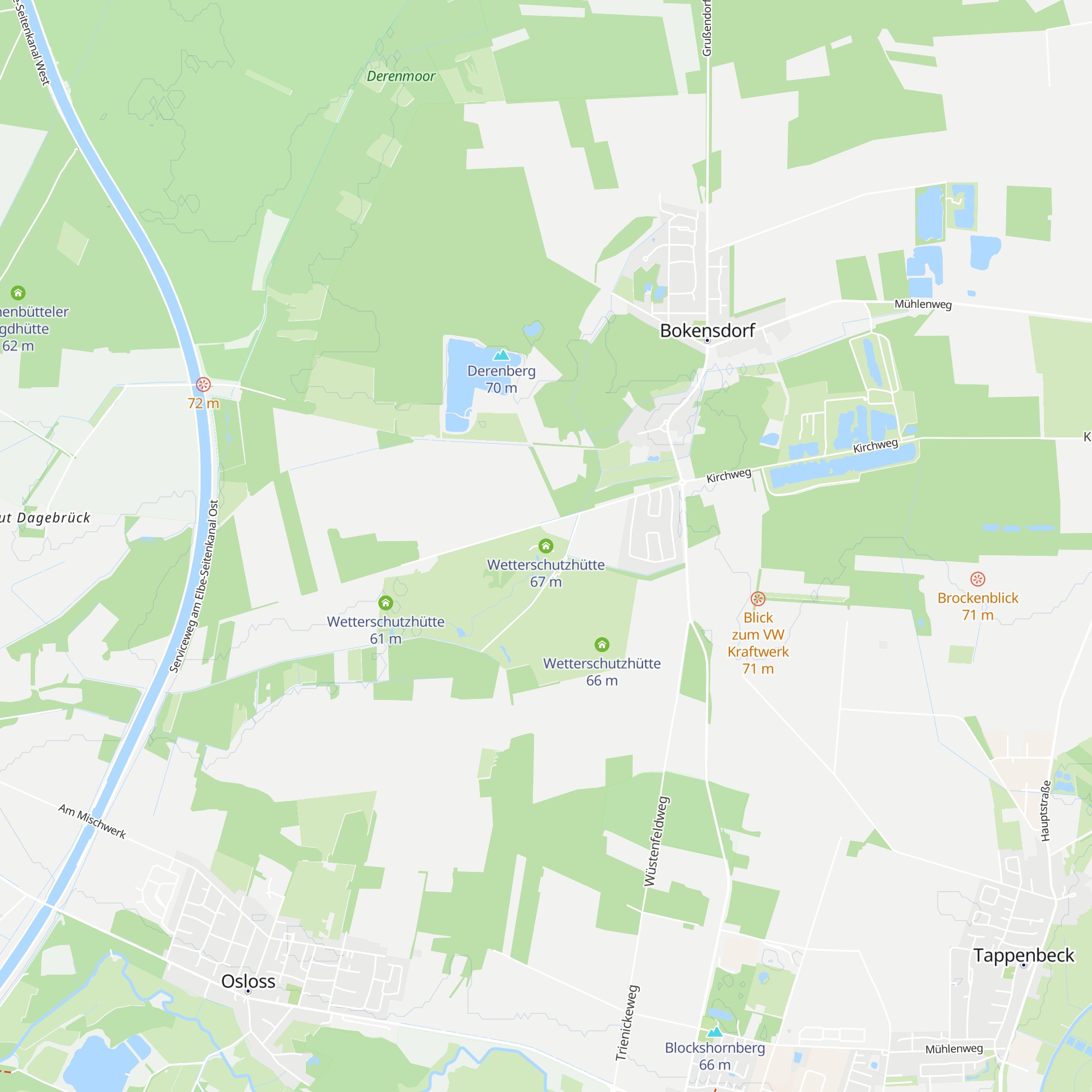 Wetterschutzhütte map