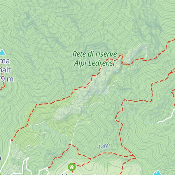 Map of Cima Pubregn