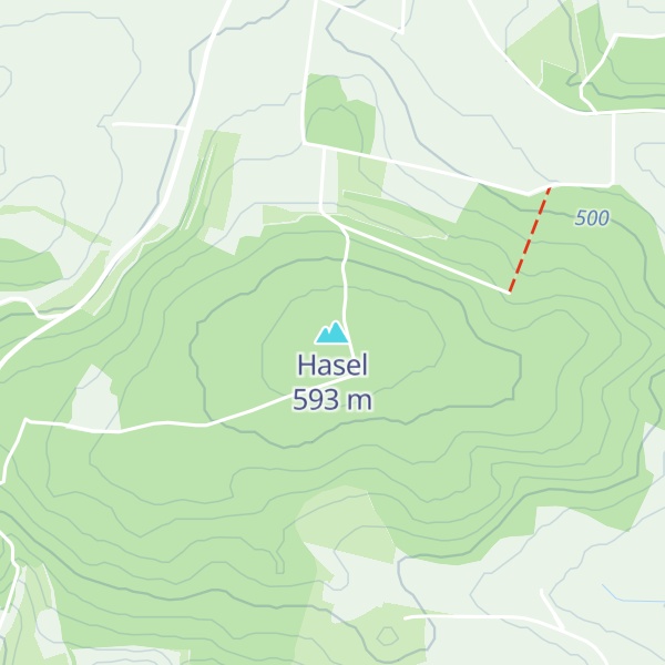 Map of Hasel