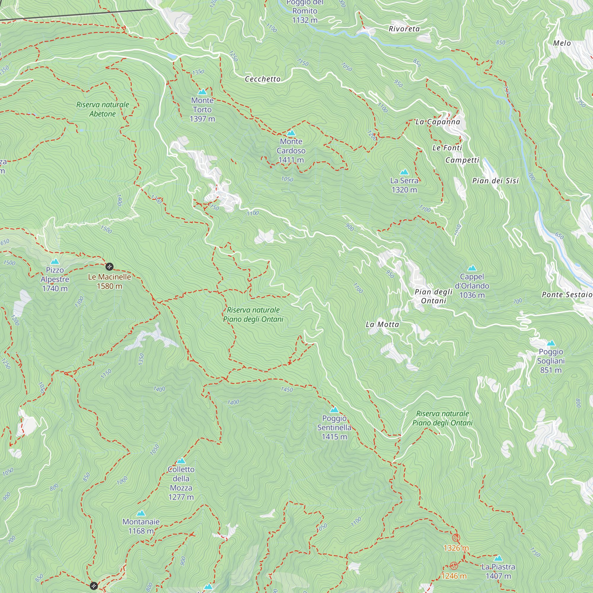 Rifugio Lagacciolo map