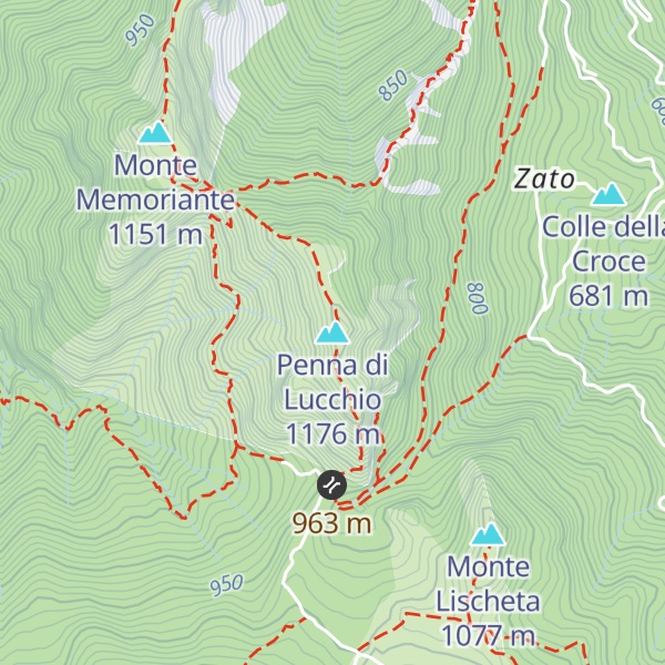 Map of Penna di Lucchio