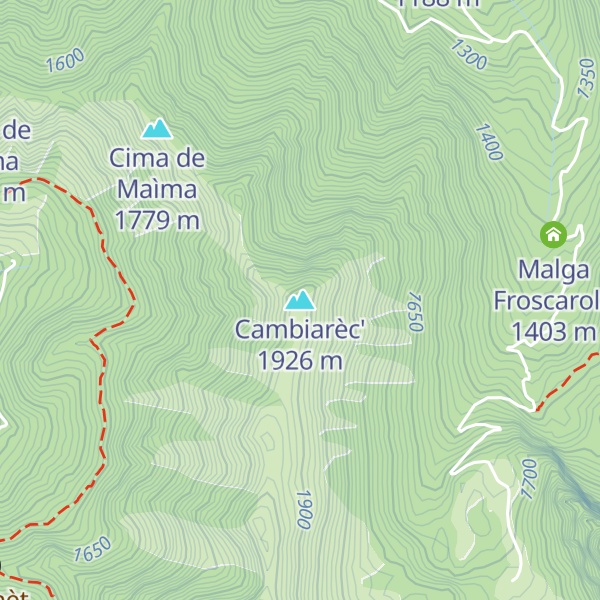 Map of Cambiarèc'