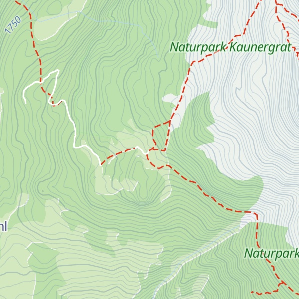 Map of Aifner Alm