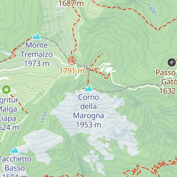 Map of Corno della Marogna