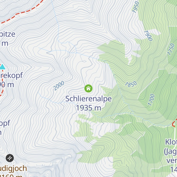 Map of Schlierenalpe