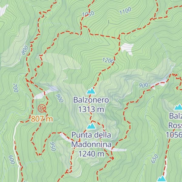 Map of Balzonero