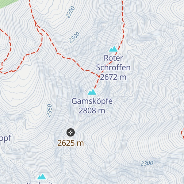 Map of Gamsköpfe