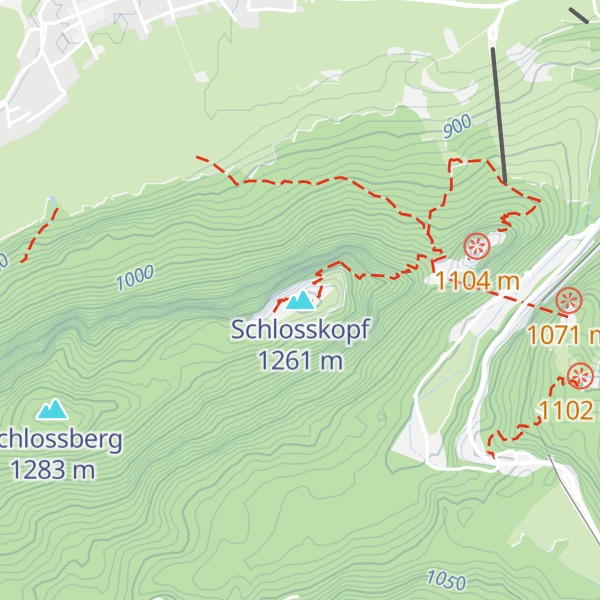 Map of Schlosskopf