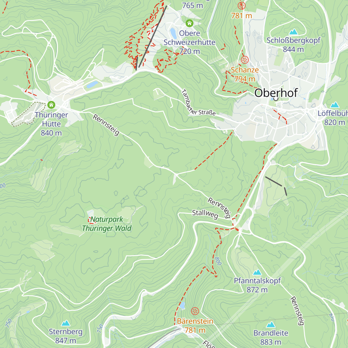 Schutzhütte "Stein 16" map