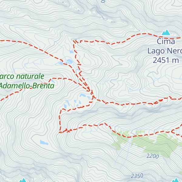 Map of Rifugio Segantini