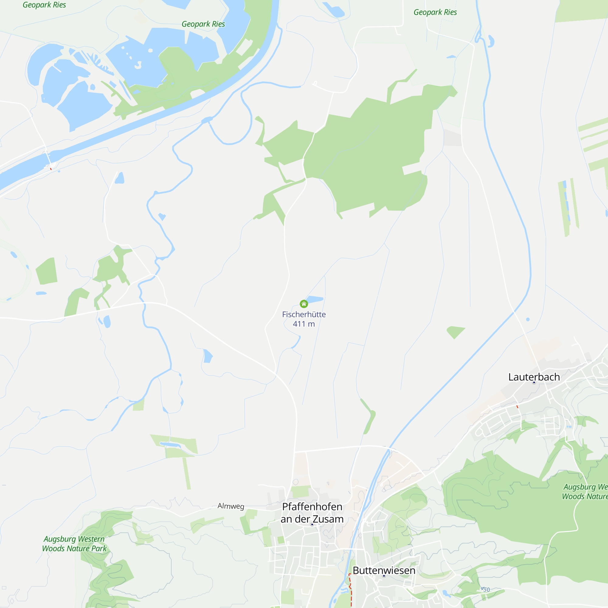 Fischerhütte map