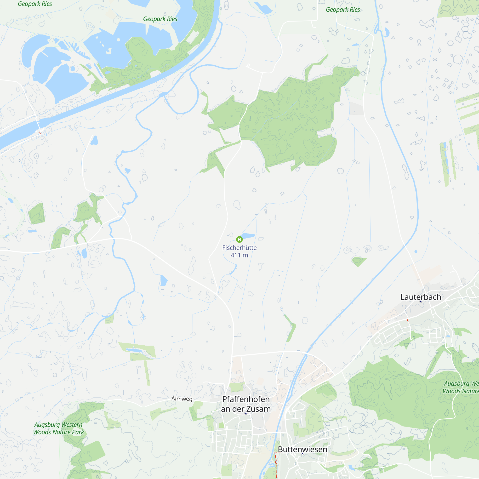 Fischerhütte map