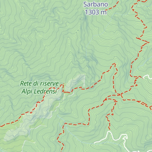 Map of Monte Corno