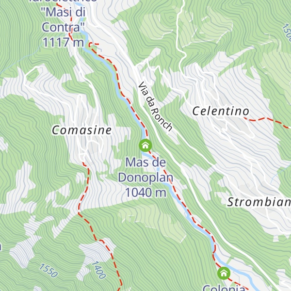Map of Mas de Donoplan