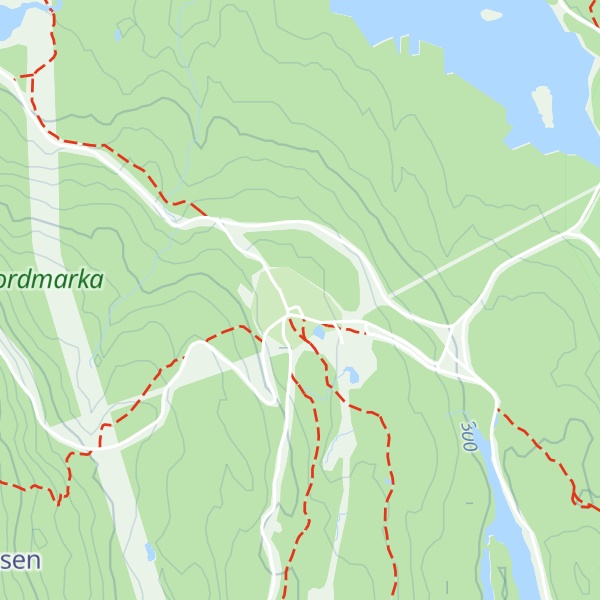 Map of Ullevålseter