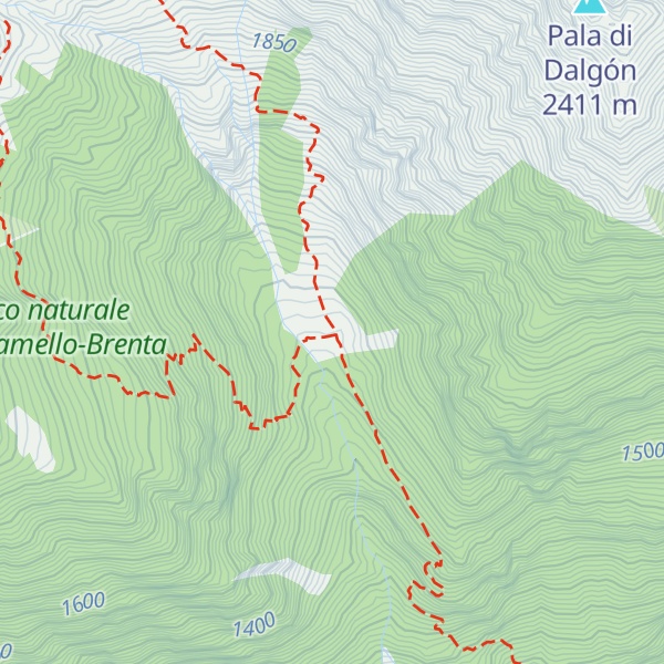 Map of Malga Nardis
