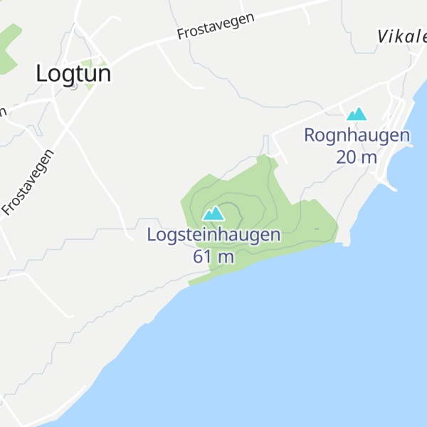 Map of Logsteinhaugen