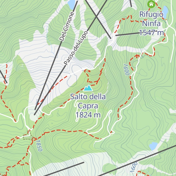 Map of Salto della Capra