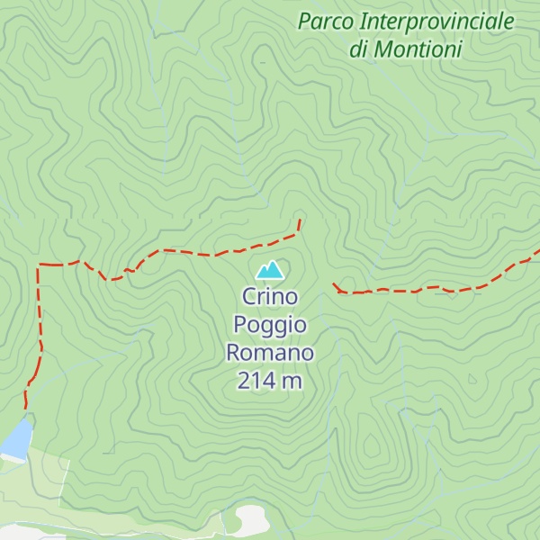 Map of Crino Poggio Romano