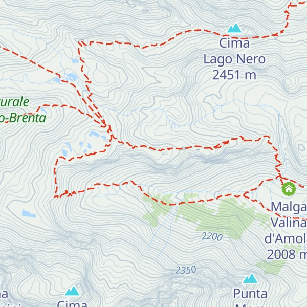 Map of Croz del Sass