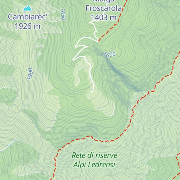 Map of Malga Campei