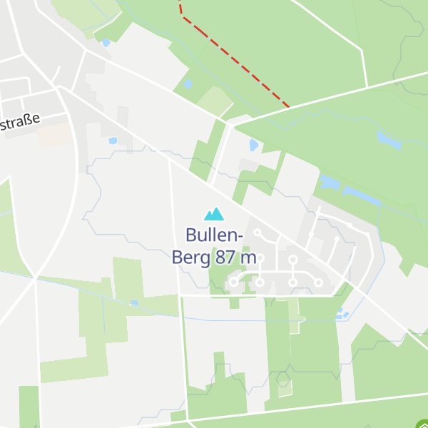 Map of Bullen-Berg