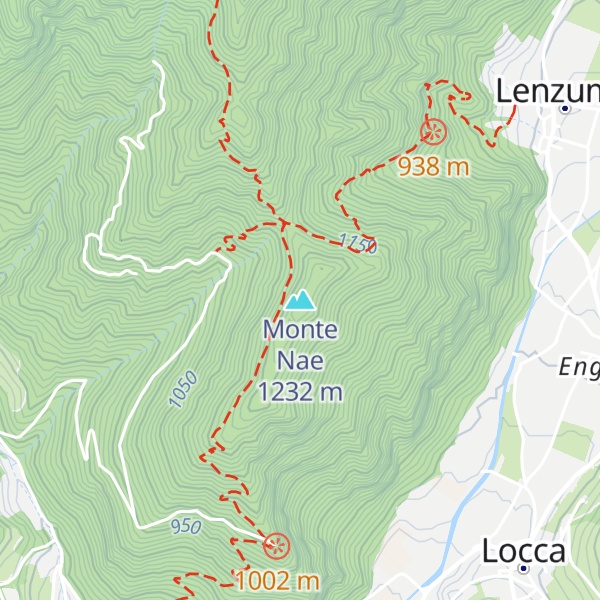 Map of Monte Nae
