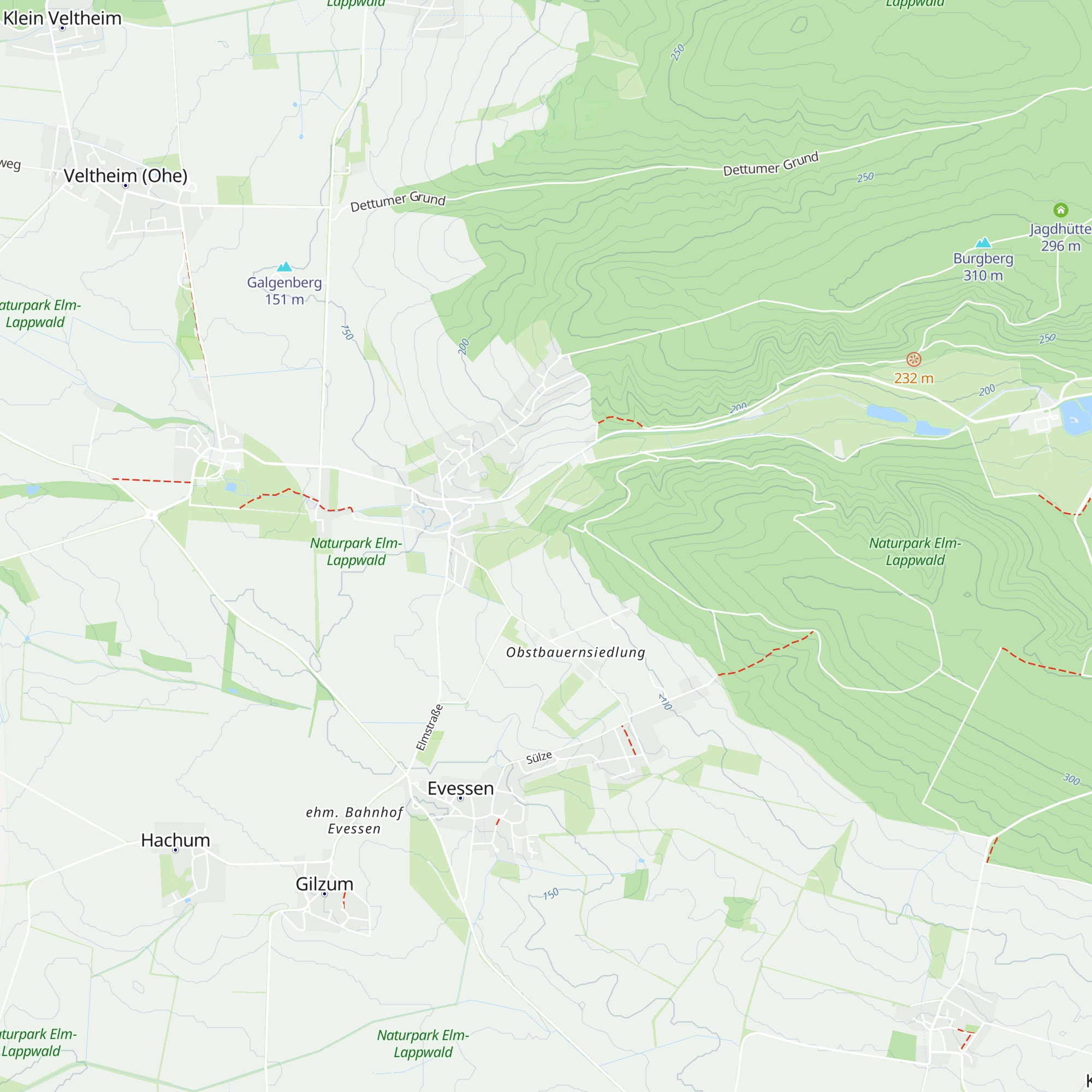 Wanderhütte map