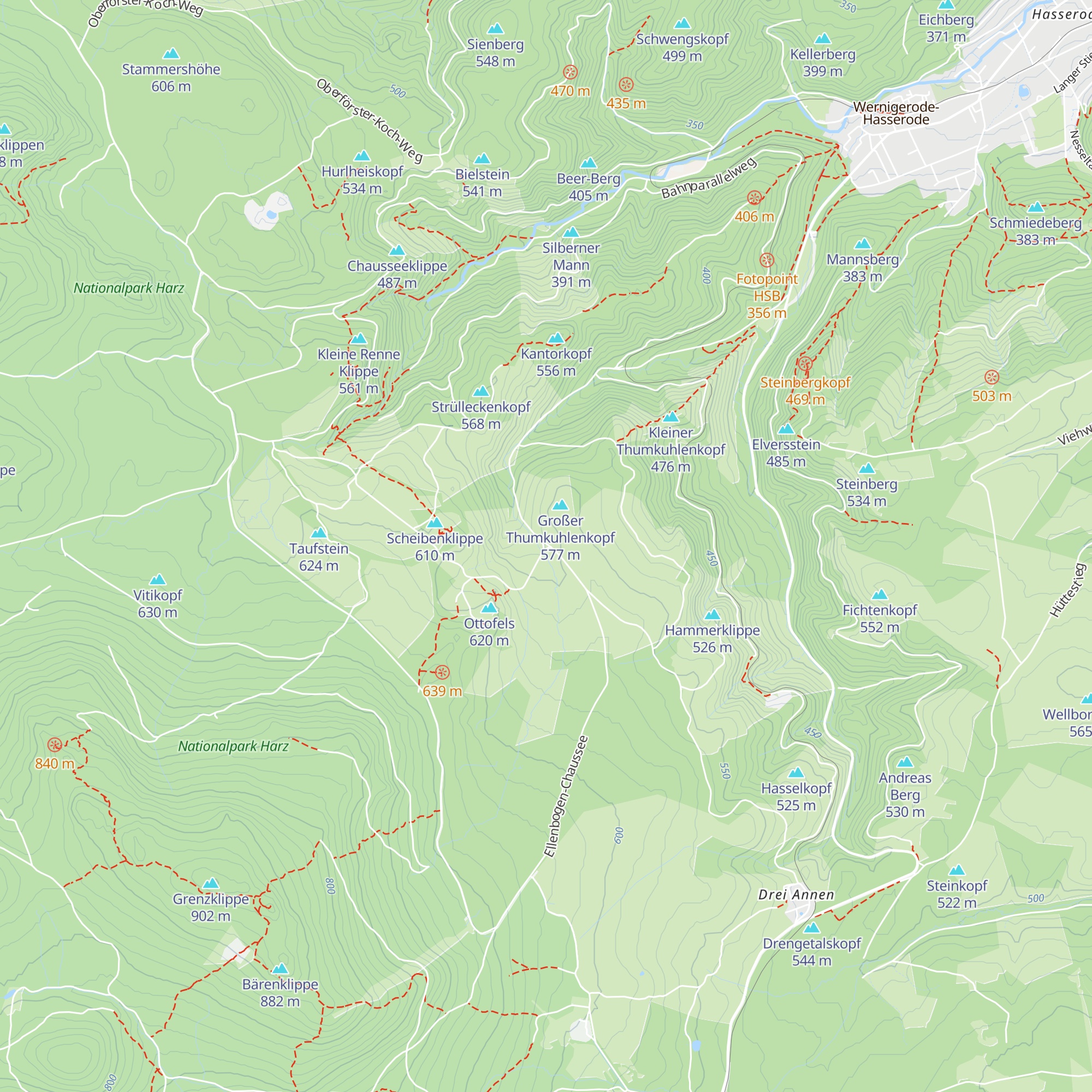 Bergwacht Hütte map