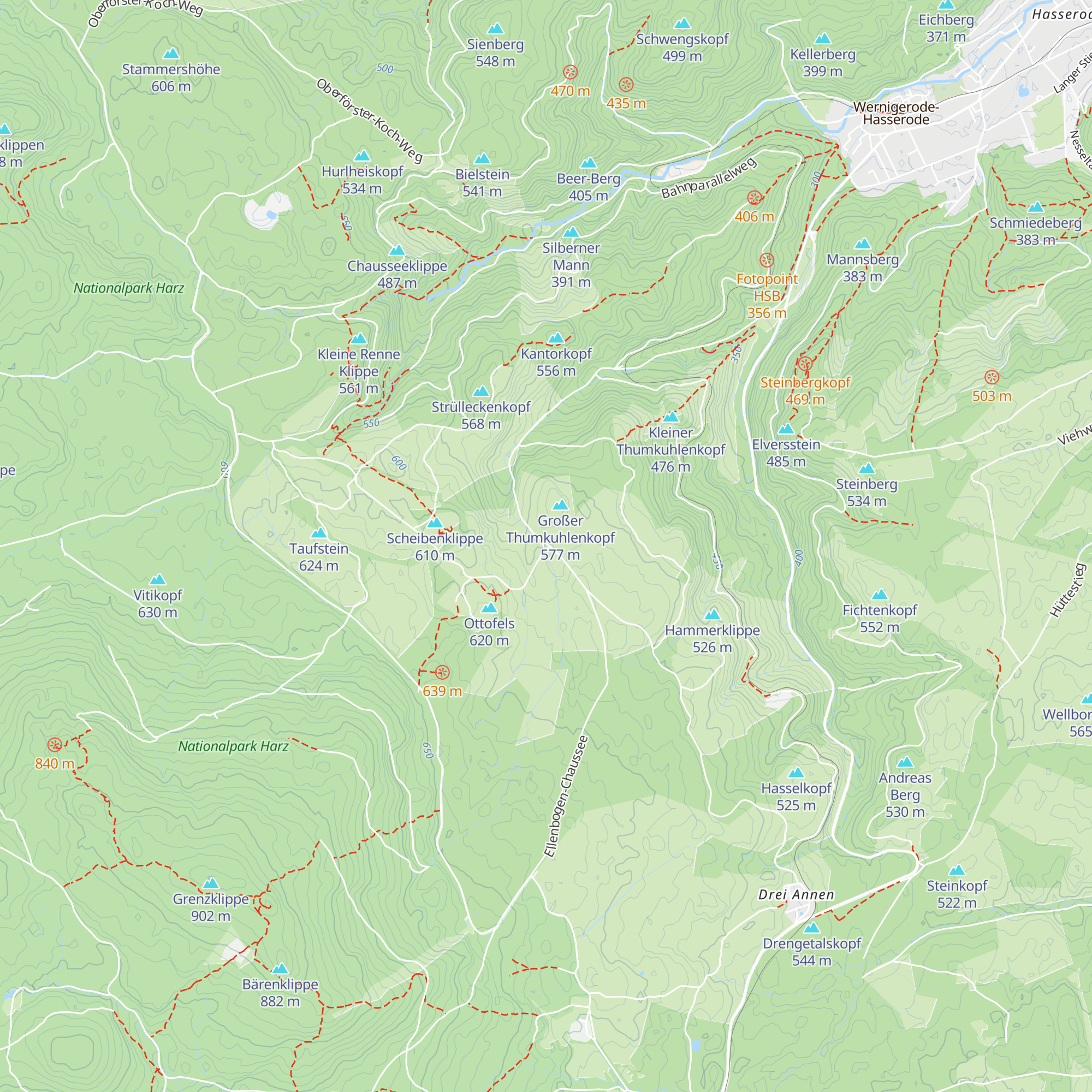 Bergwacht Hütte map