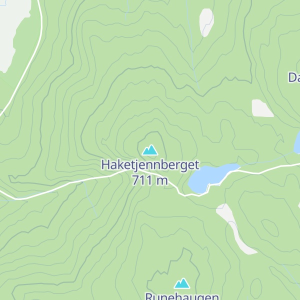 Map of Haketjennberget