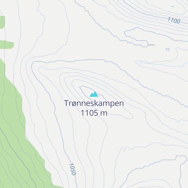 Map of Trønneskampen