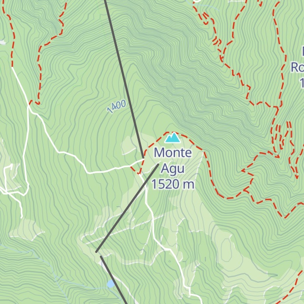Map of Rifugio Monte Cervarola