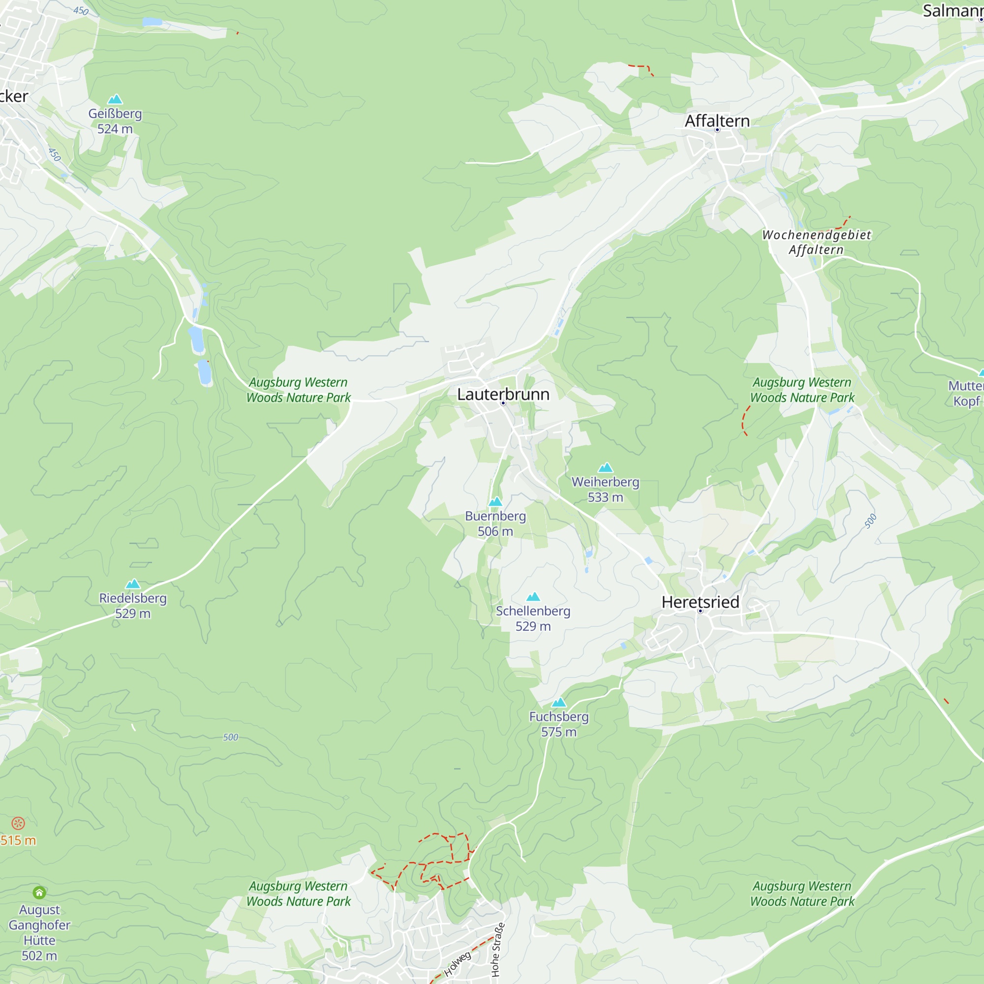Röhrhütte map