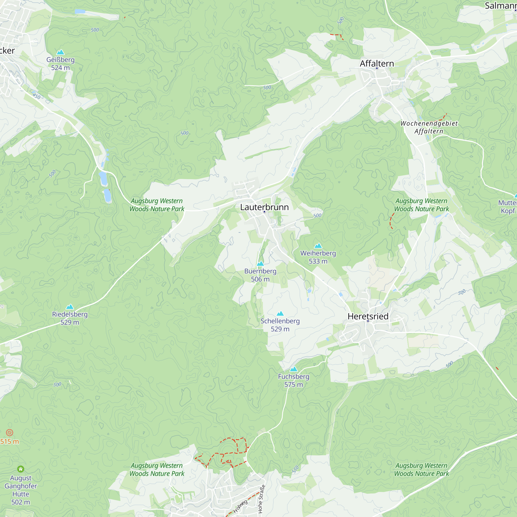 Röhrhütte map