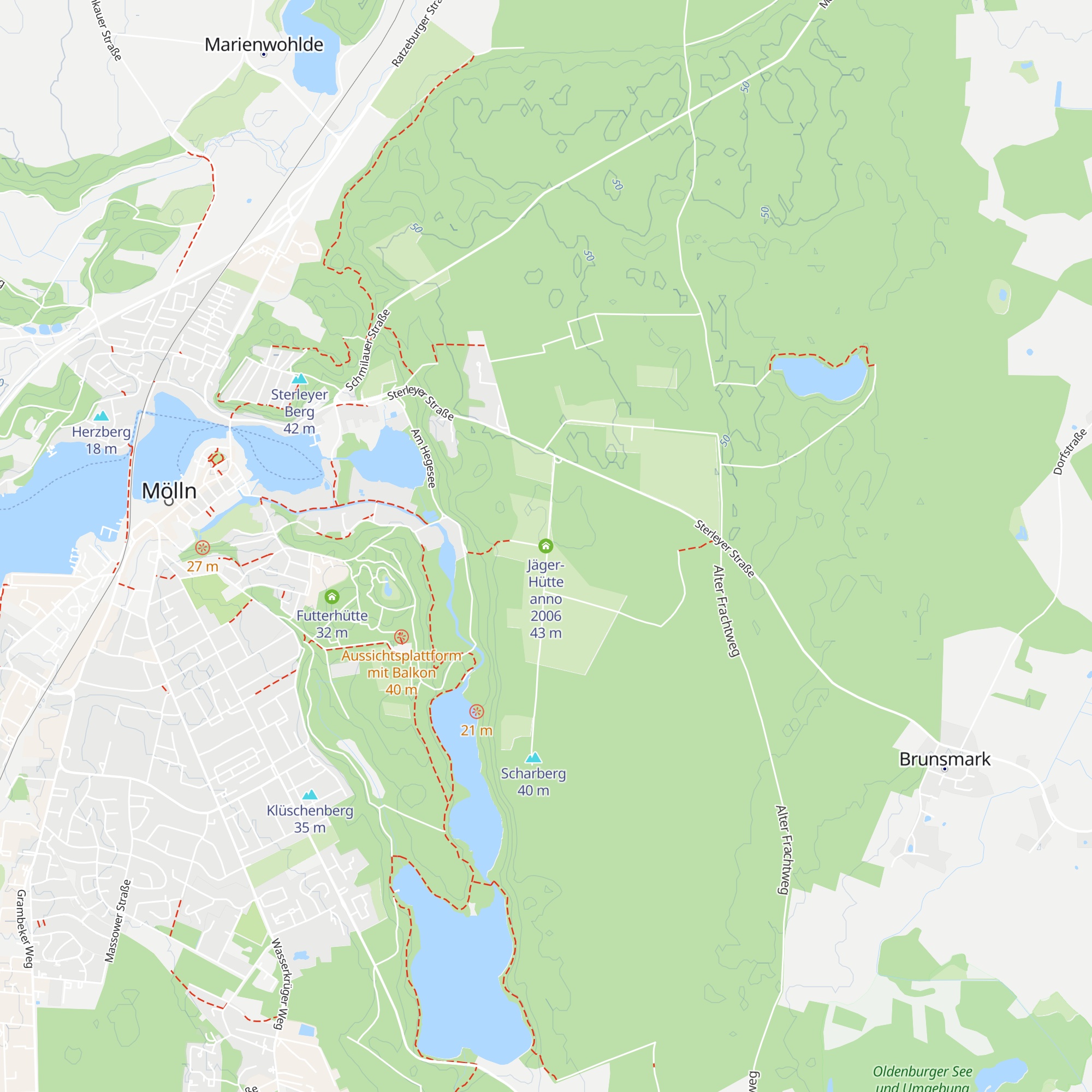 Jäger-Hütte anno 2006 map