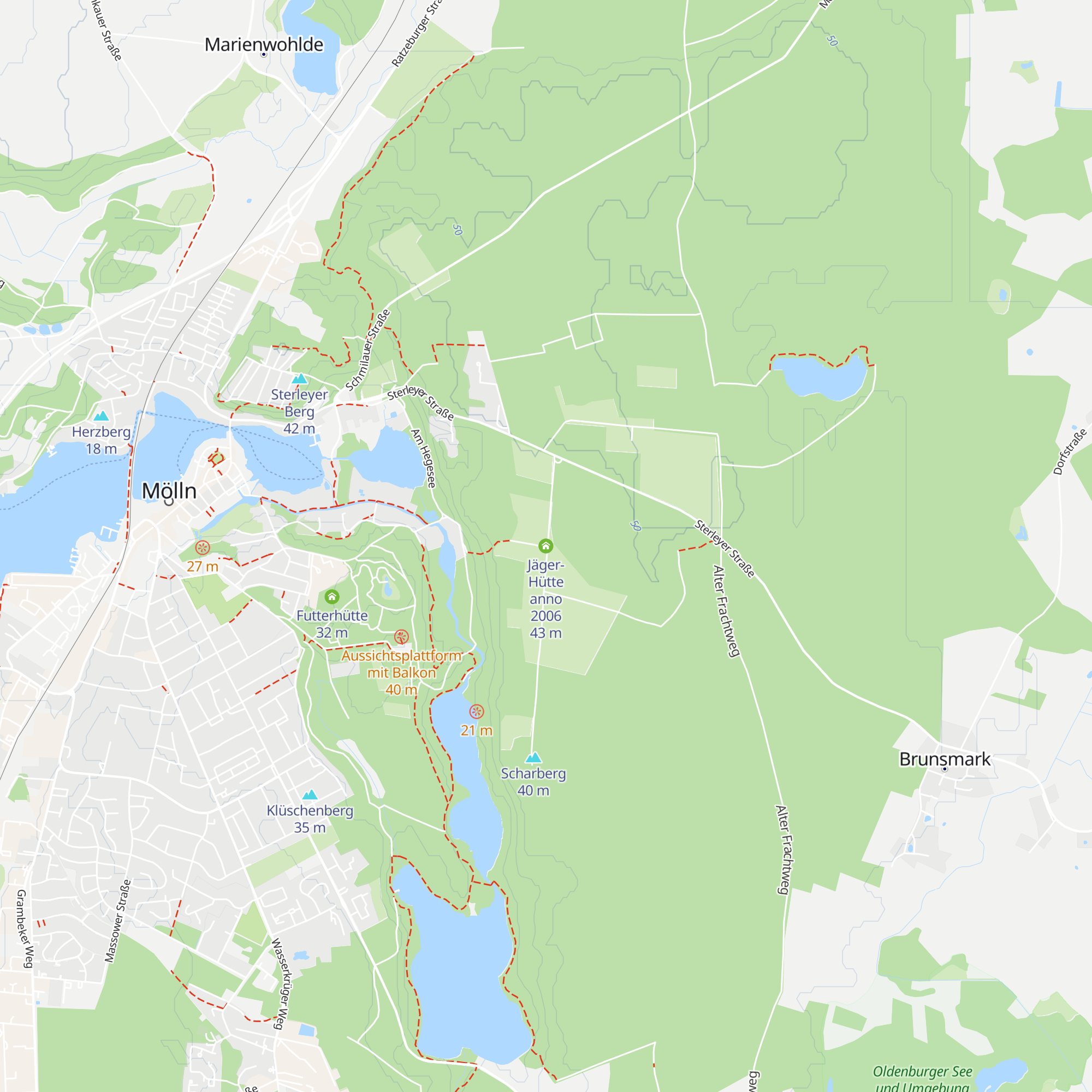 Jäger-Hütte anno 2006 map