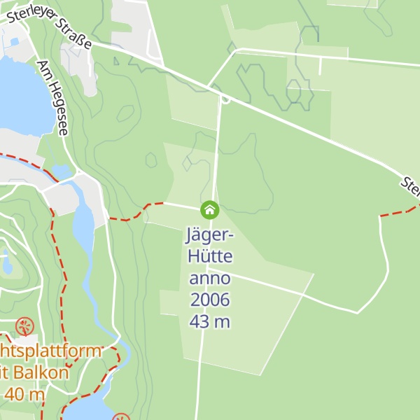 Map of Jäger-Hütte anno 2006