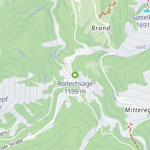 Map of Rotlechsäge