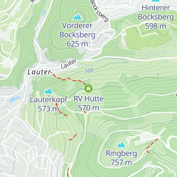 Map of RV Hütte