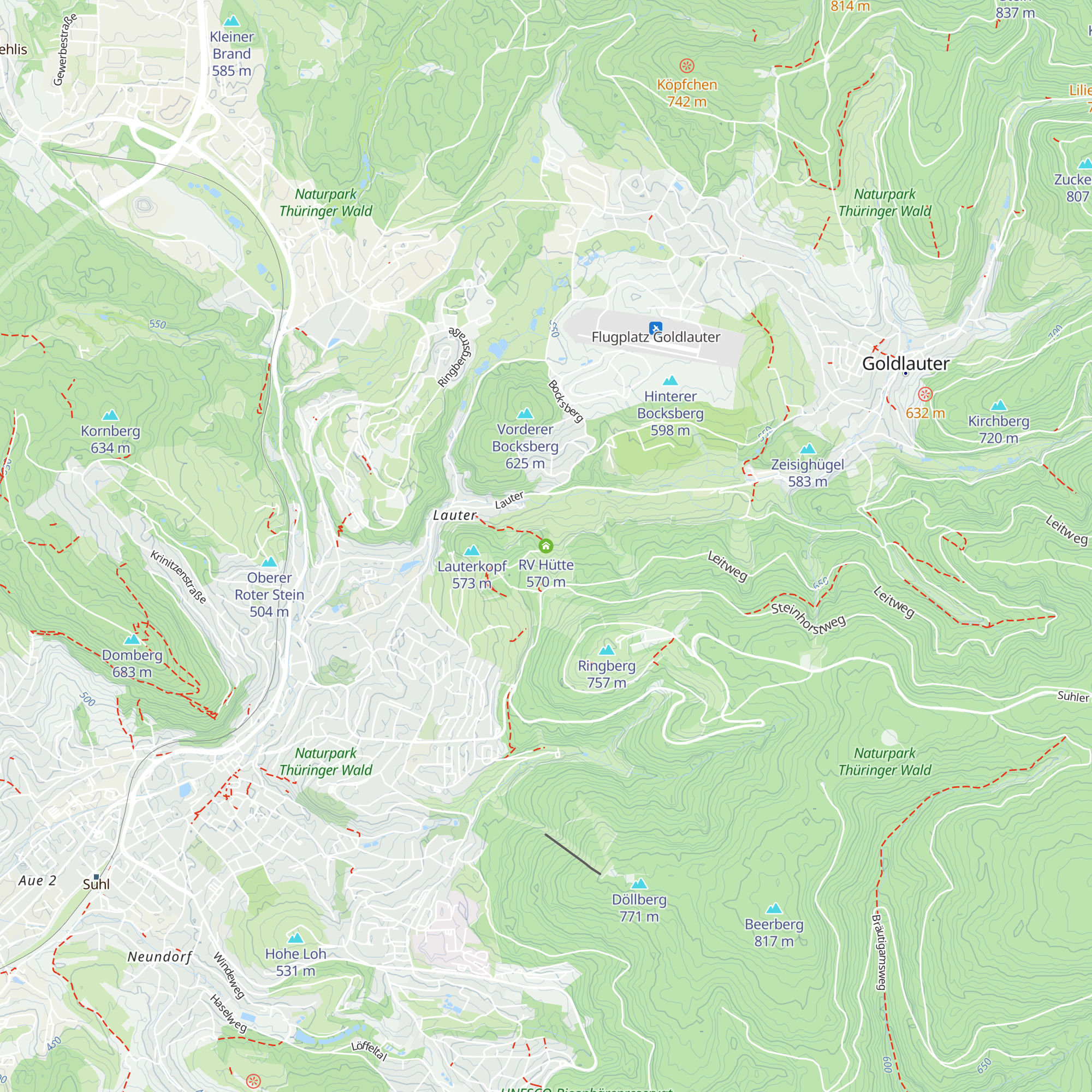 RV Hütte map