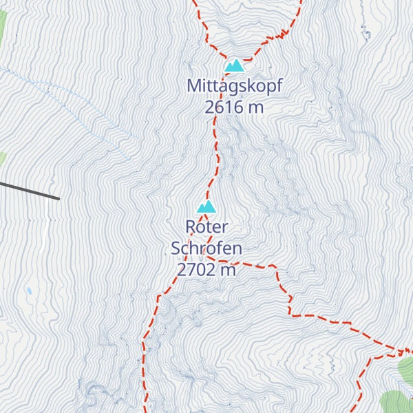 Map of Roter Schrofen