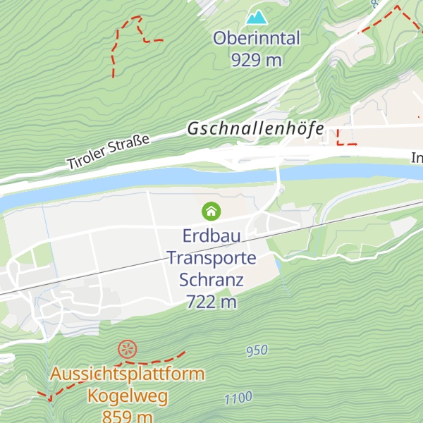 Map of Erdbau Transporte Schranz