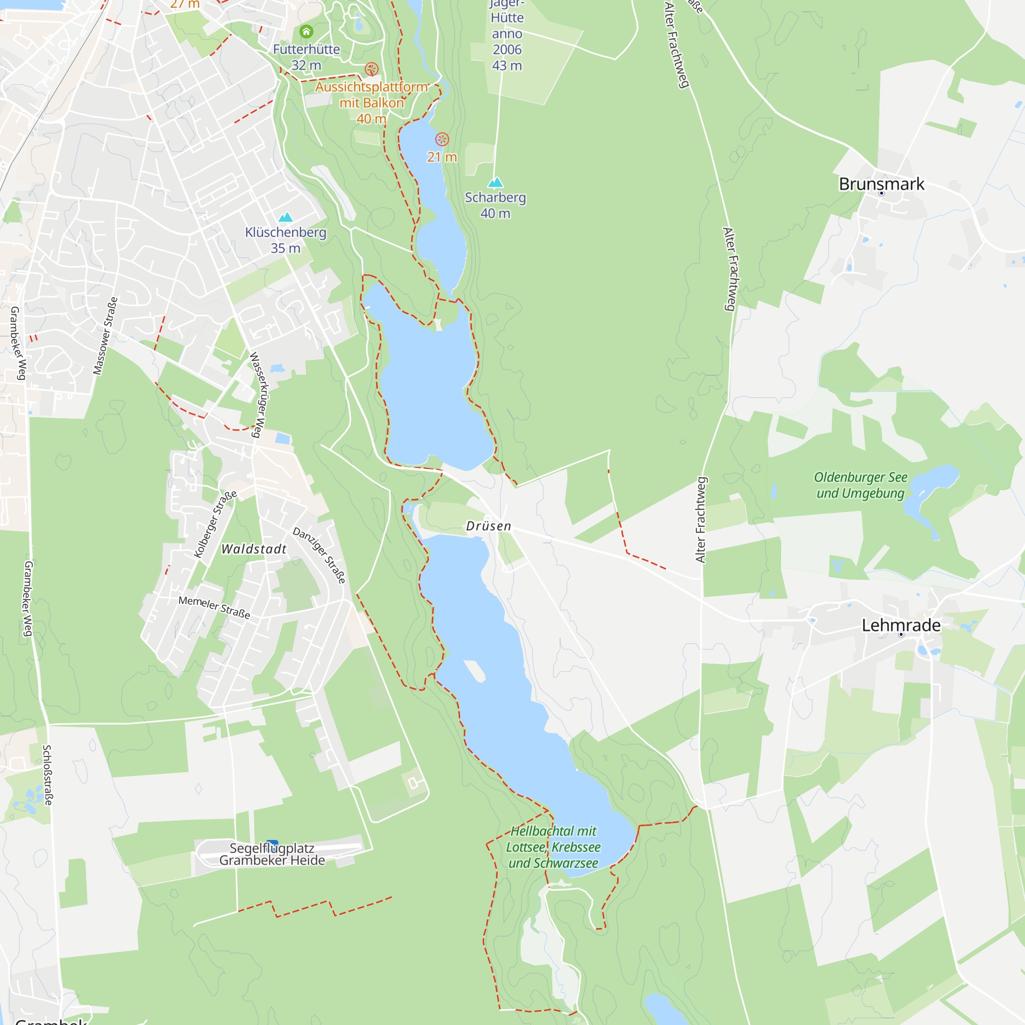 Zur Hütte map